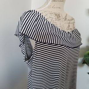 A New Day Brand Black & White Top